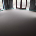 Finished surface of self levelling screed